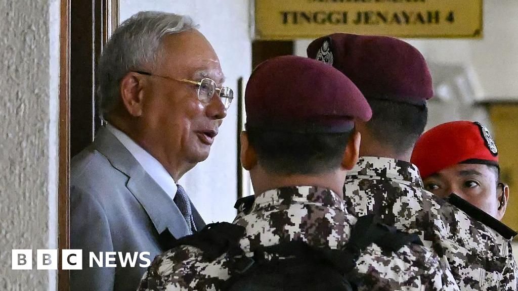 Ex-Malaysian Prime Minister Najib Razak convicted in state funds controversy.