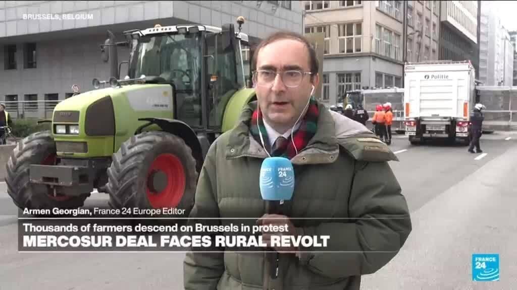 Farmers in Brussels Rally Against EU Regulations in Major Protests