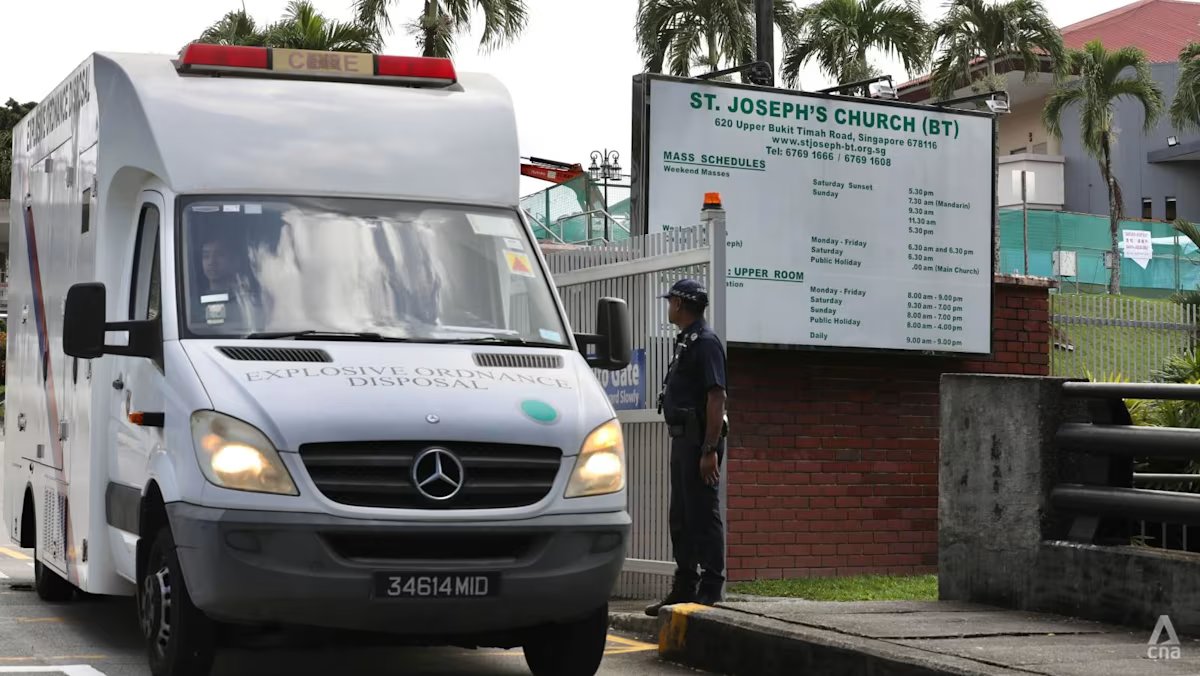 Individual Faces Charges for Uttering False Terrorist Threat at St Joseph's Church in Bukit Timah