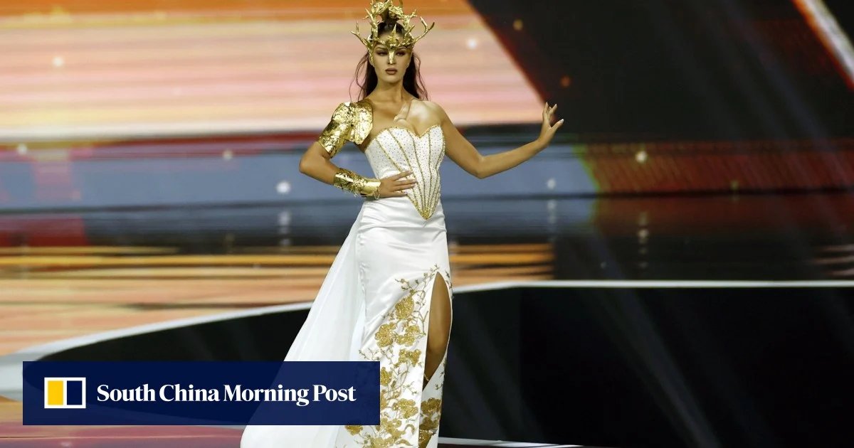 Japan seeks explanation from Finland regarding beauty queen's 'slanted eyes' images.