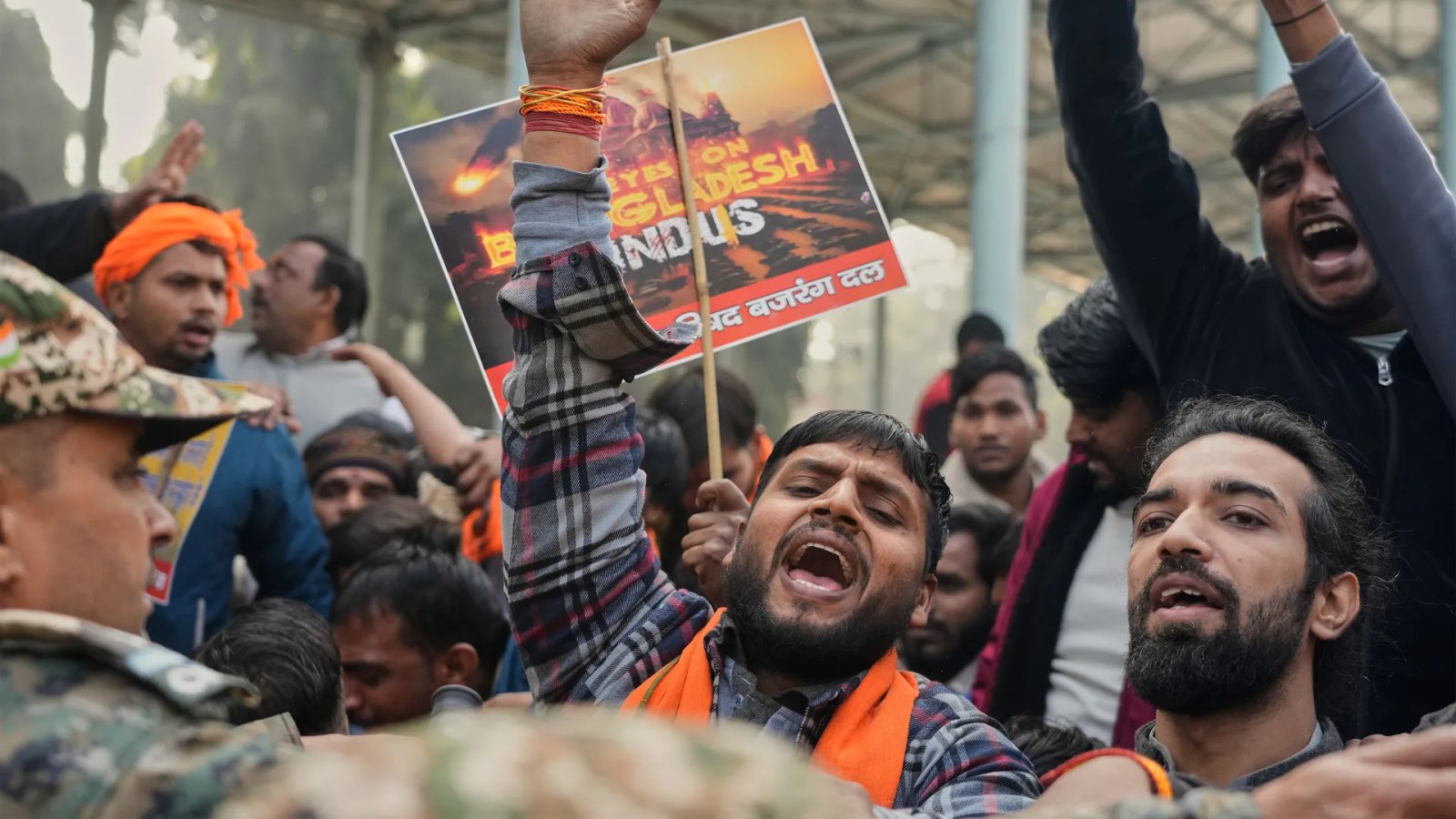Protests Erupt at Bangladesh High Commission Over Lynching of Hindu Man