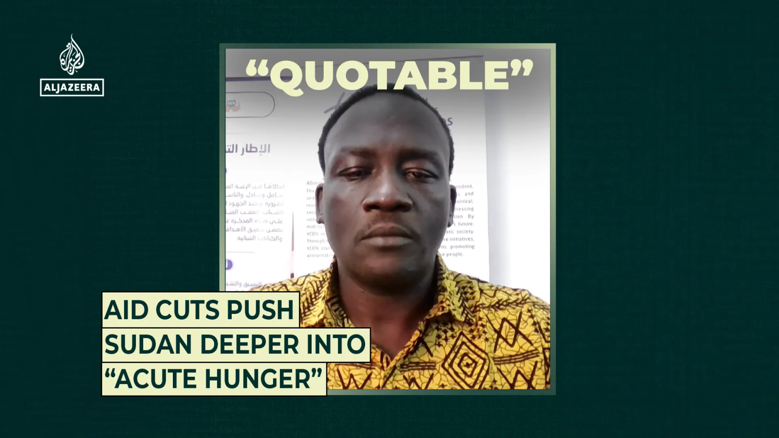 Sudan Faces Escalating “Acute Hunger” as Aid Reductions Bite Harder