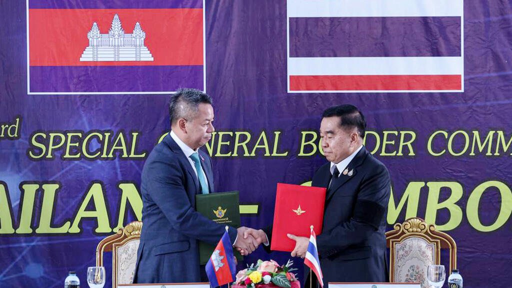 Thailand and Cambodia reach a truce following weeks of lethal border conflicts.