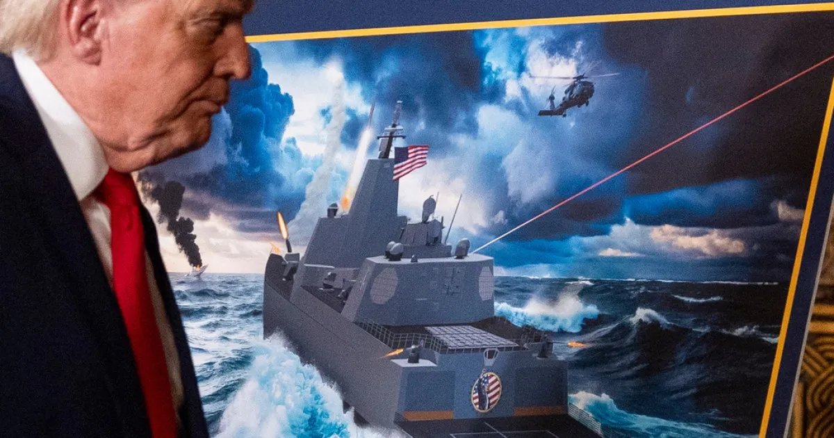 Trump Introduces 'Trump-Class' Warships for the US Navy's 'Golden Fleet'