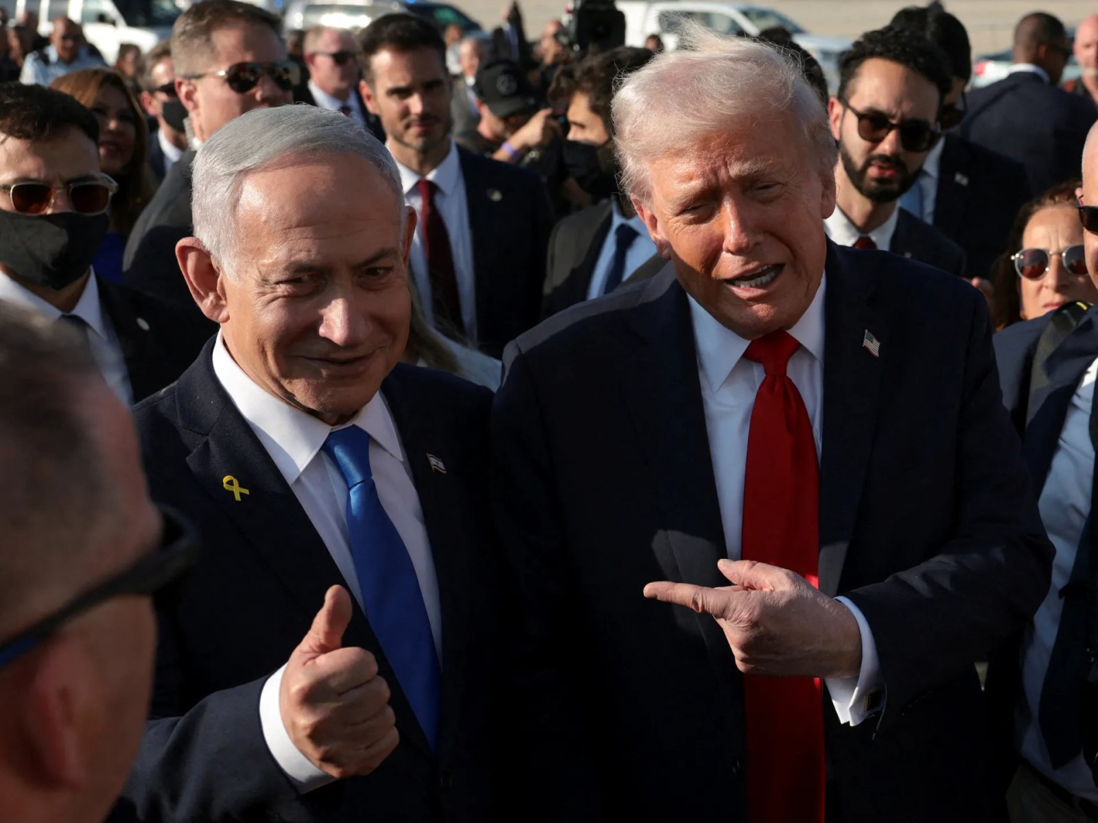 Trump Live: President Engages with Israel's Netanyahu