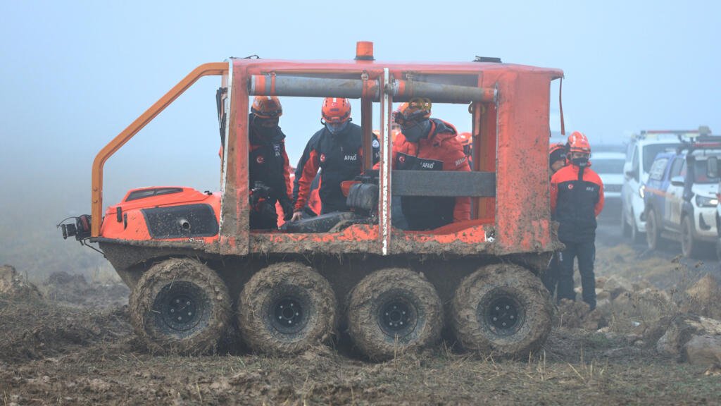 Turkey retrieves flight recorder from plane crash involving Libyan army leader.