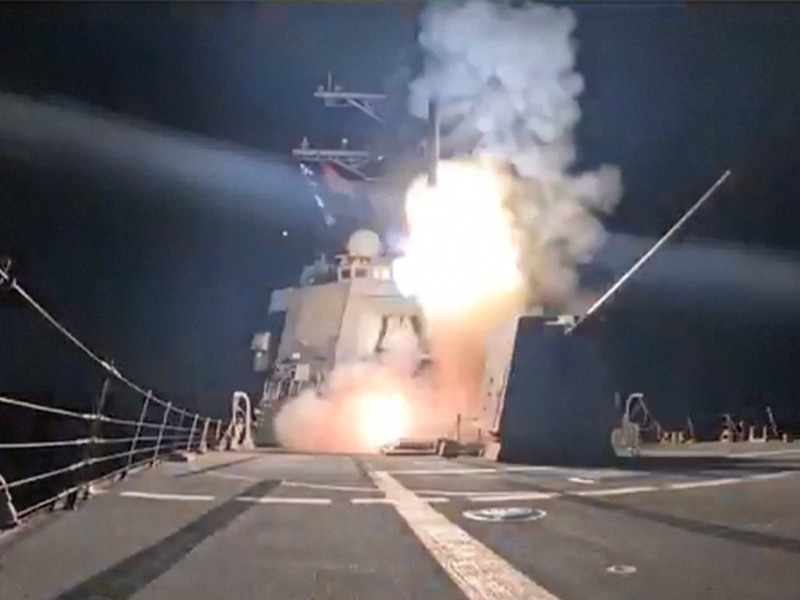 US Publishes Missile Launch Footage Following Strike in Northwest Nigeria