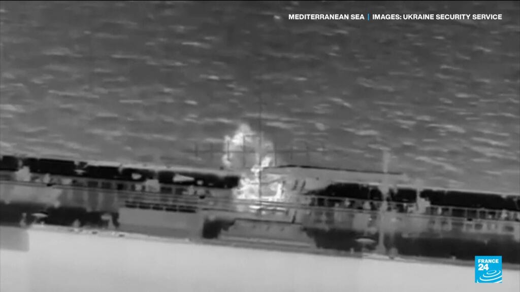 Ukraine Launches Attack on Russian Shadow Fleet Tanker in the Mediterranean