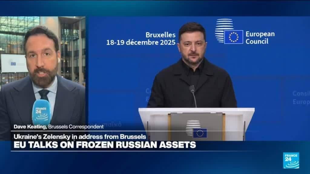 Zelensky Heads to Brussels for Talks on Unlocking Russian Assets to Support Ukraine's Financial Needs