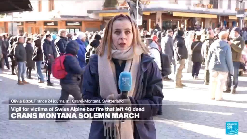 Crans Montana Hosts Tribute March for Victims