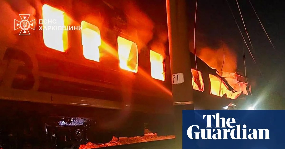Russian Drone Attack on Ukrainian Passenger Train Claims Five Lives