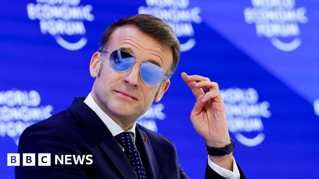 Why Did Emmanuel Macron Wear Sunglasses Indoors at Davos?