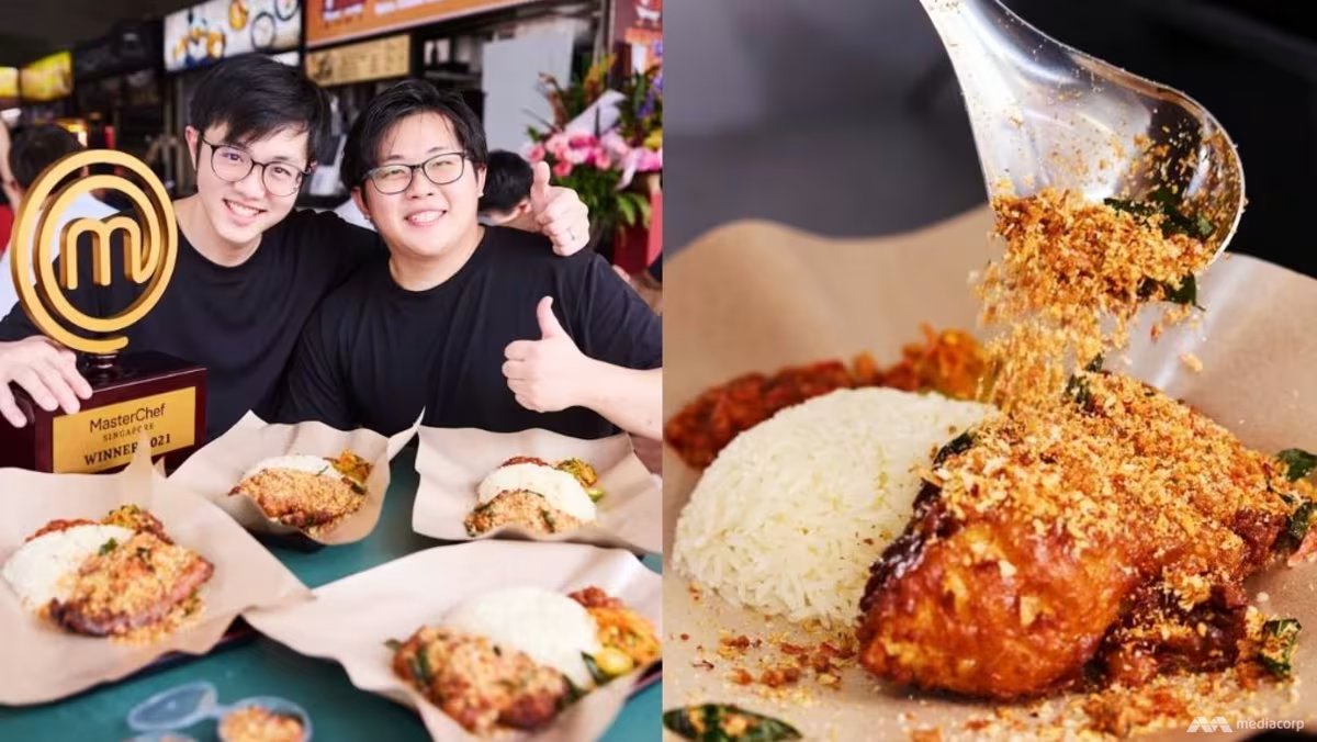 Winner of MasterChef Singapore Season 2, who left NTU, launches new hawker stall featuring ayam goreng berempah.