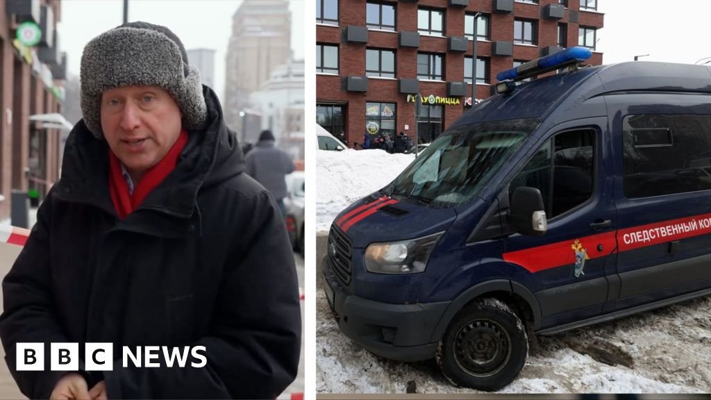 BBC Reports from the Scene of the Russian General's Shooting in Moscow