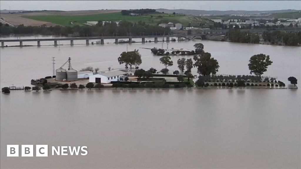 Dramatic Aerial Shots Capture Flooded Spanish Cities Amid Recent Storms