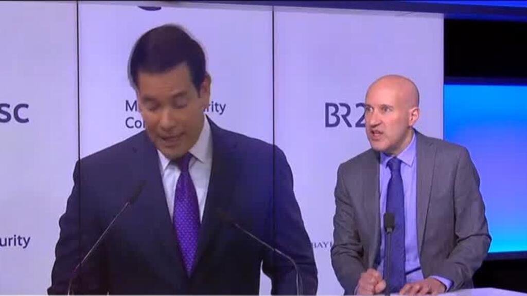 Rubio Echoes Familiar Ideals During European Tour