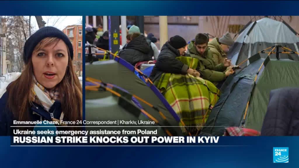 Russian Attack Disrupts Power Supply in Kyiv