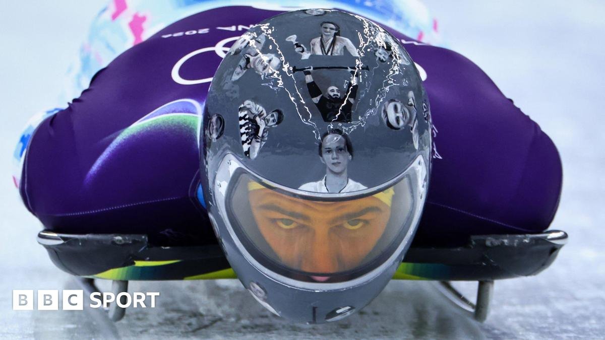 Ukrainian Slider Defies IOC Ban by Wearing Helmet