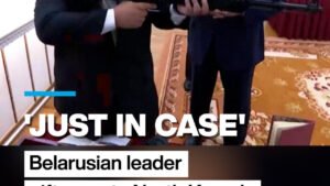 Belarusian Leader Presents Firearm to Kim Jong Un of North Korea
