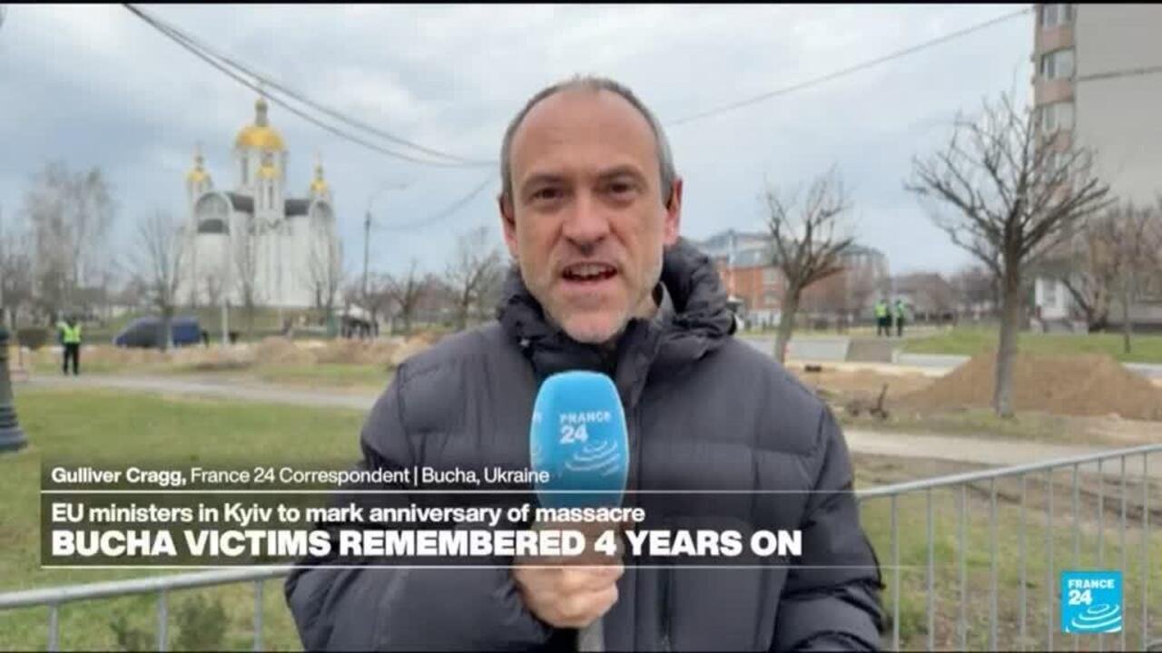 EU Ministers Honor Bucha Victims and Strengthen Commitment to Ukraine