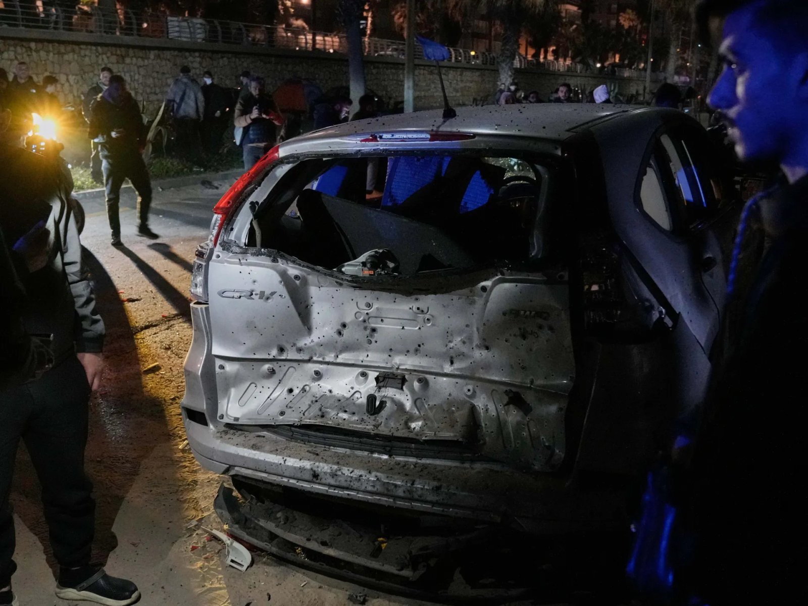 Israeli Airstrike Targets Beirut Waterfront Close to Displaced Families' Tents