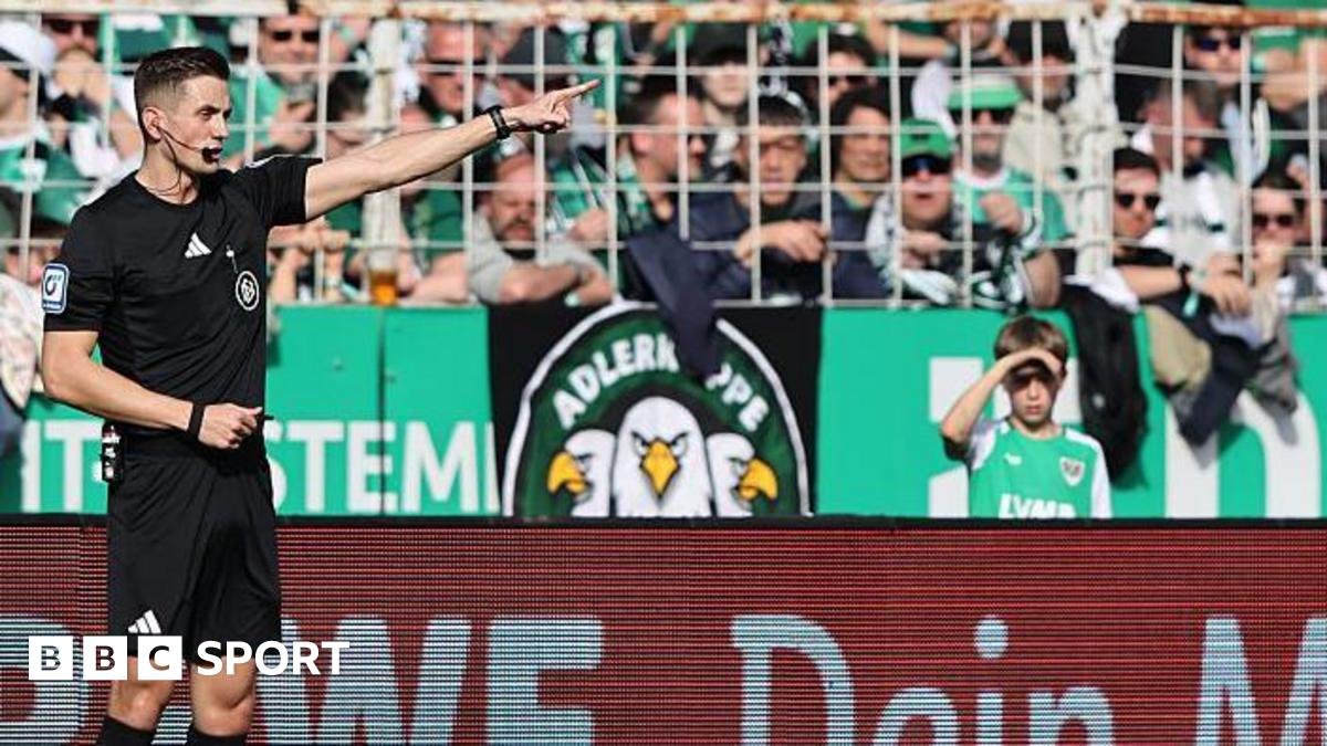 Masked Fan Disables VAR Monitor During German Soccer Match