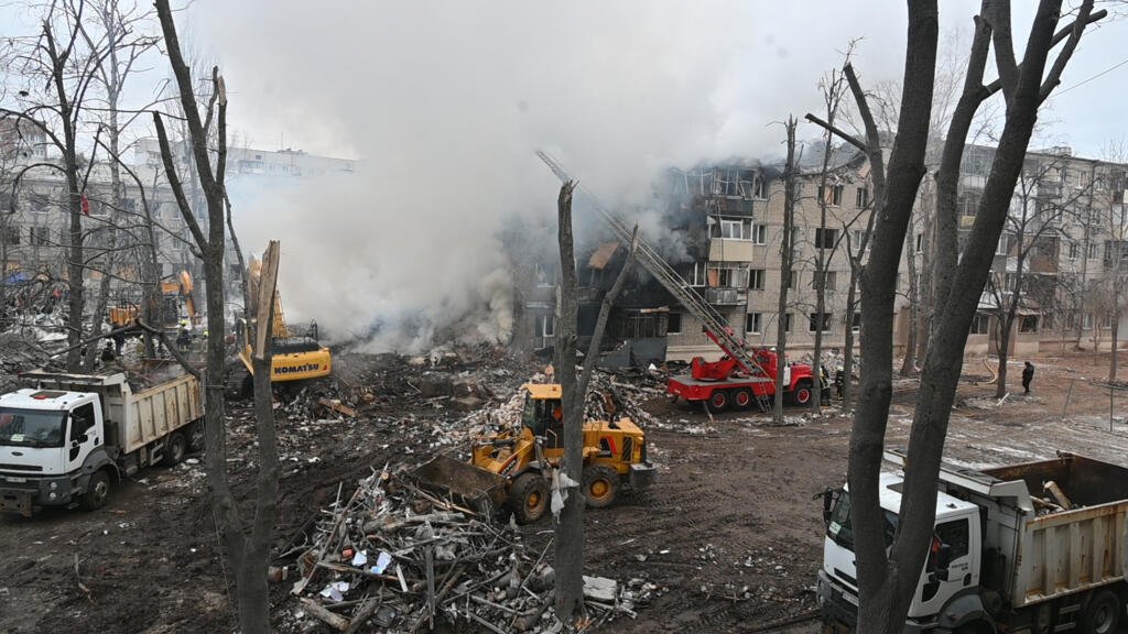 Russian Attack on Kharkiv Residential Building Claims 10 Lives