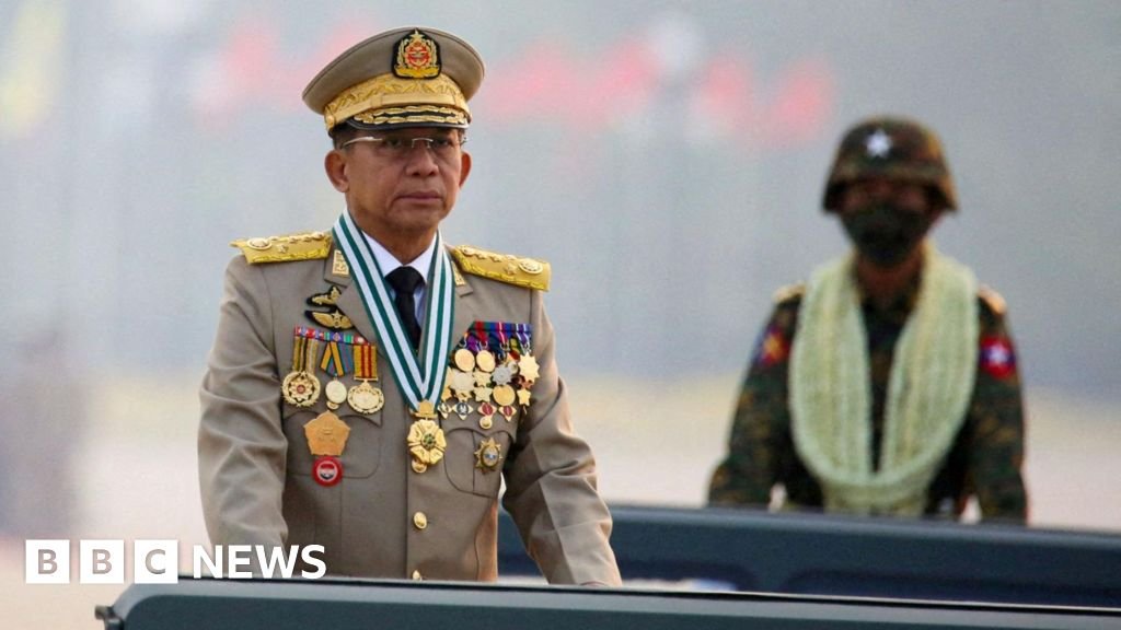 Coup Leader of Myanmar, Sparking a Harsh Civil War, Assumes Presidency
