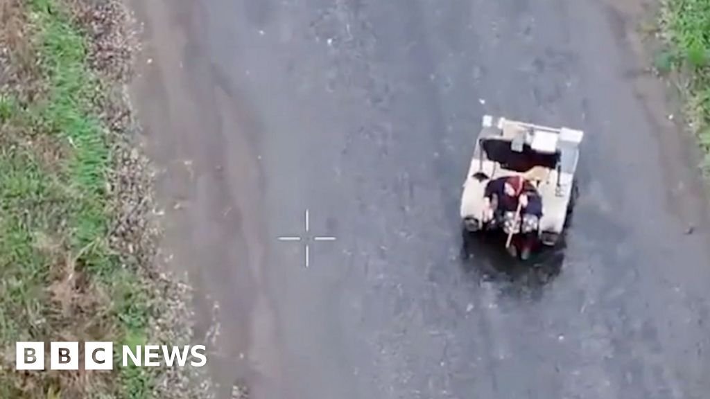 Elderly Woman Saved by Robot on Ukraine's Frontline