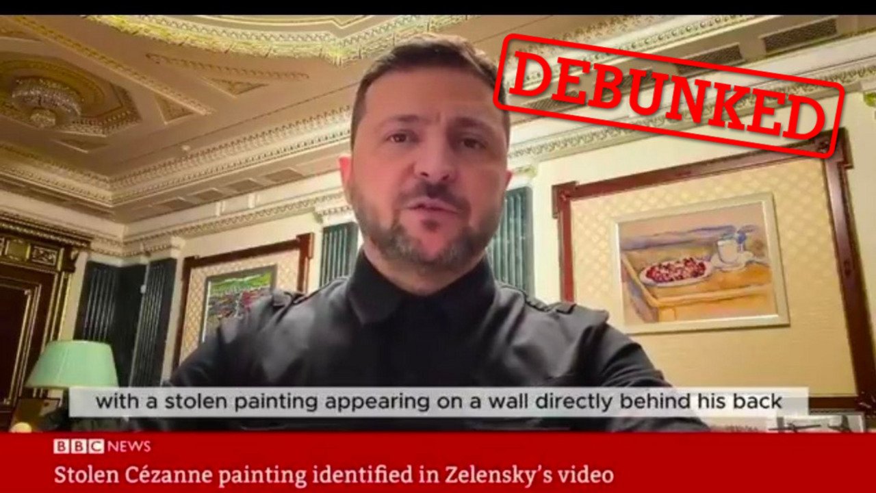 False BBC Report Circulates Claim About Zelensky and Allegedly Stolen Artwork