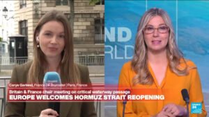 Leaders Macron, Meloni, Starmer, and Merz Celebrate the Reopening of the Hormuz Strait