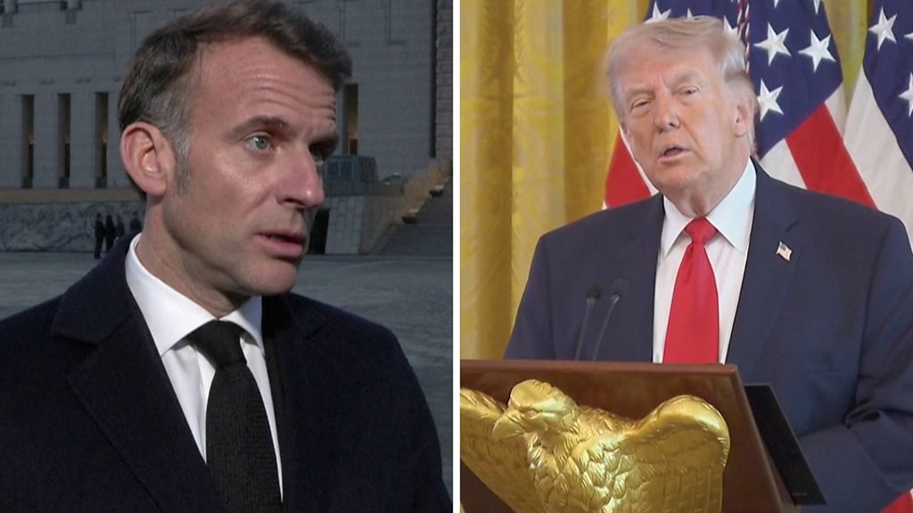 Macron Describes Trump's Comments on His Marriage as 'Inelegant'
