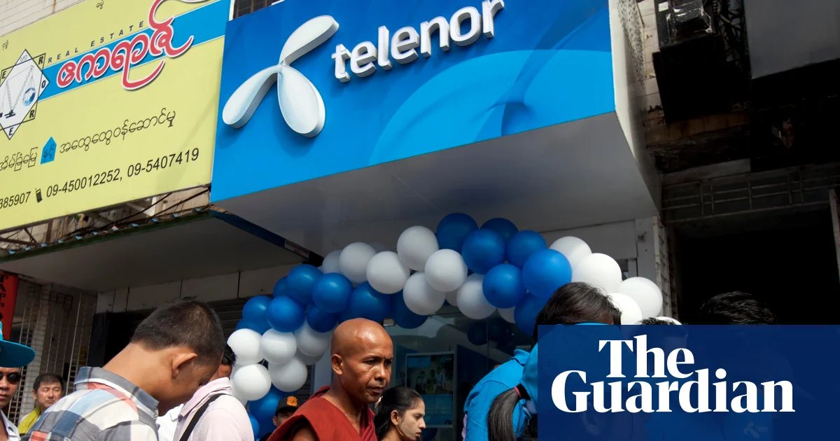 Norway's government telecom company alleged to assist Myanmar government in detaining activists.