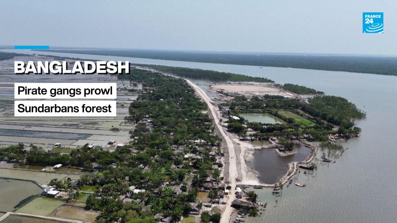 Pirate groups operate in Bangladesh's Sundarbans forest.