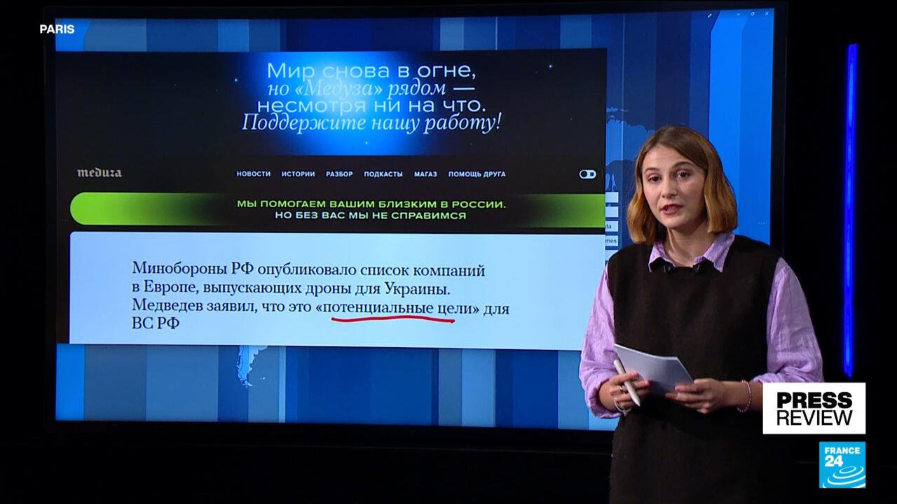 Russia issues alert to European drone firms about potential threat status