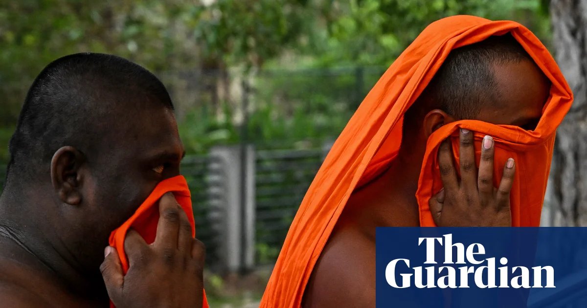 Sri Lankan authorities apprehend 22 Buddhist monks following discovery of 110kg of cannabis in their bags.