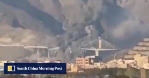 Trump praises the demolition of Iran’s highest bridge, cautions that “there’s much more to come.”