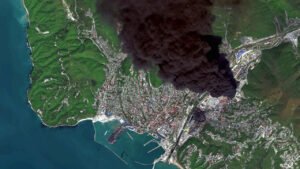 Ukrainian Drones Target Oil Port in Primorsk, Russia