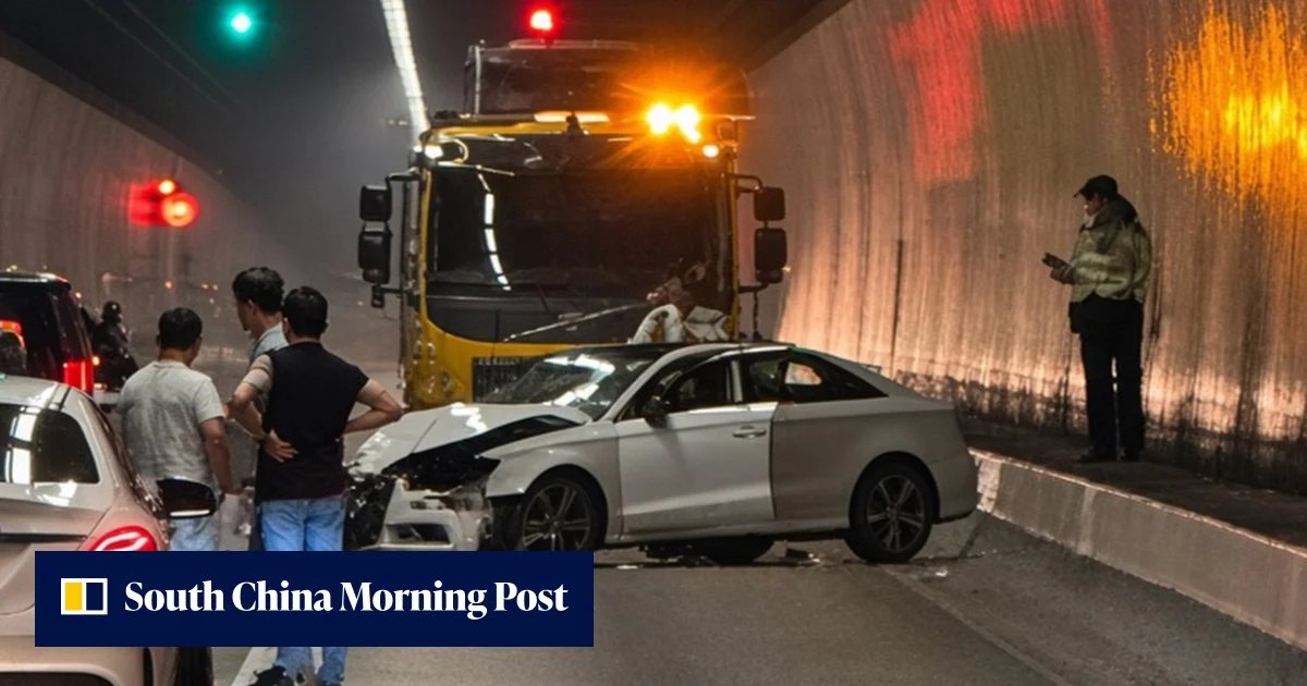 Another suspect apprehended following car accident in HK$7 million gold heist at Hong Kong airport.