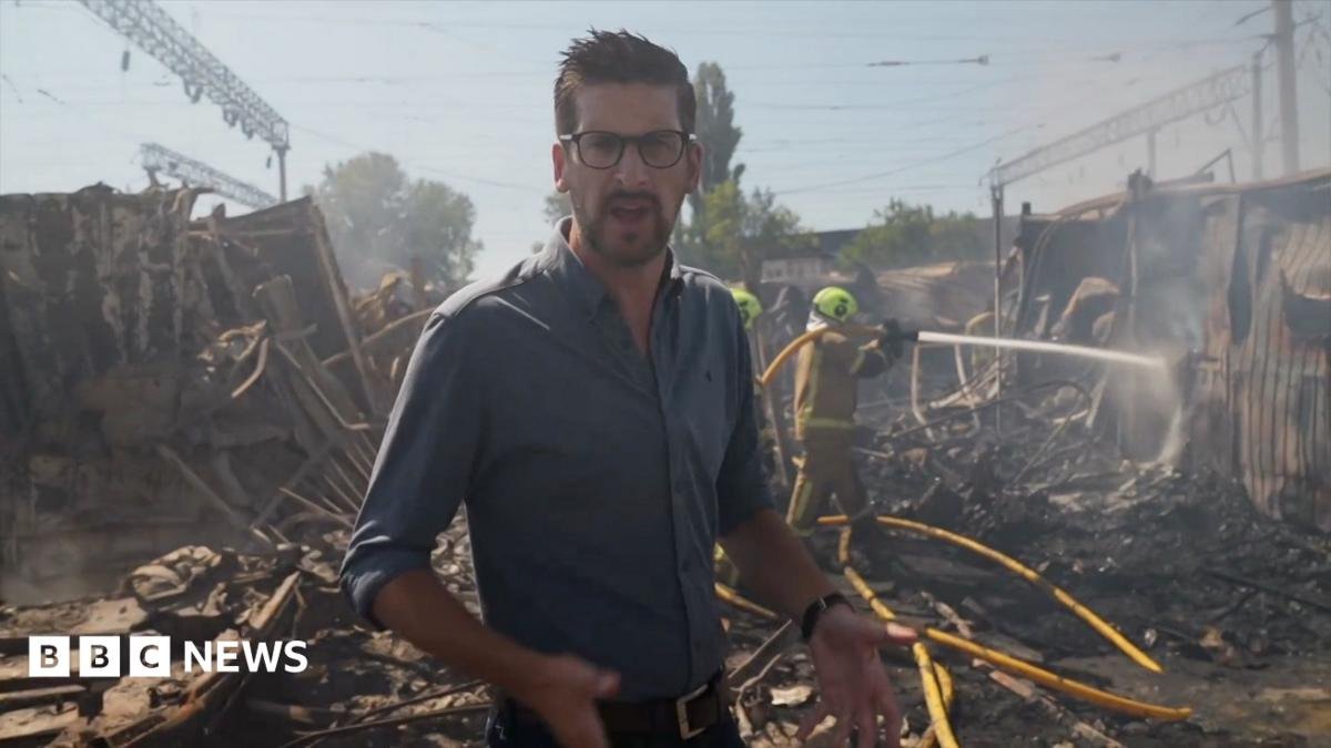 BBC Explores Kyiv Market's Aftermath Following Russian Strikes