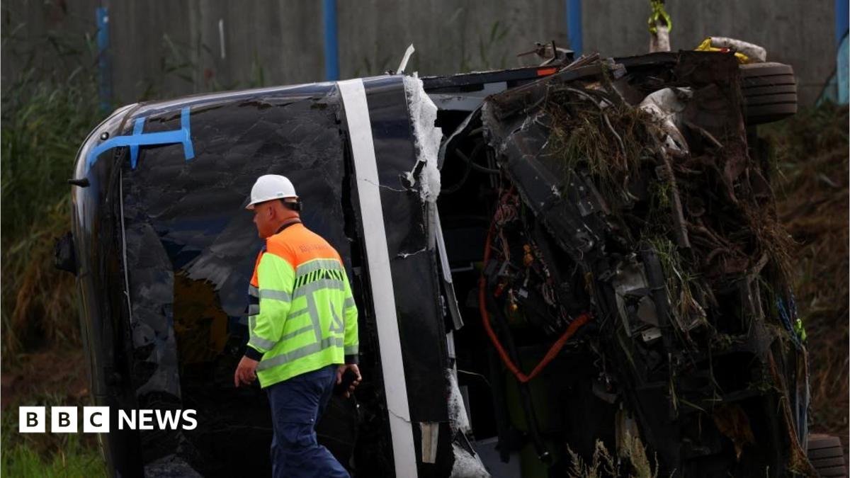 Coach carrying German students involved in crash, leaving 16 injured
