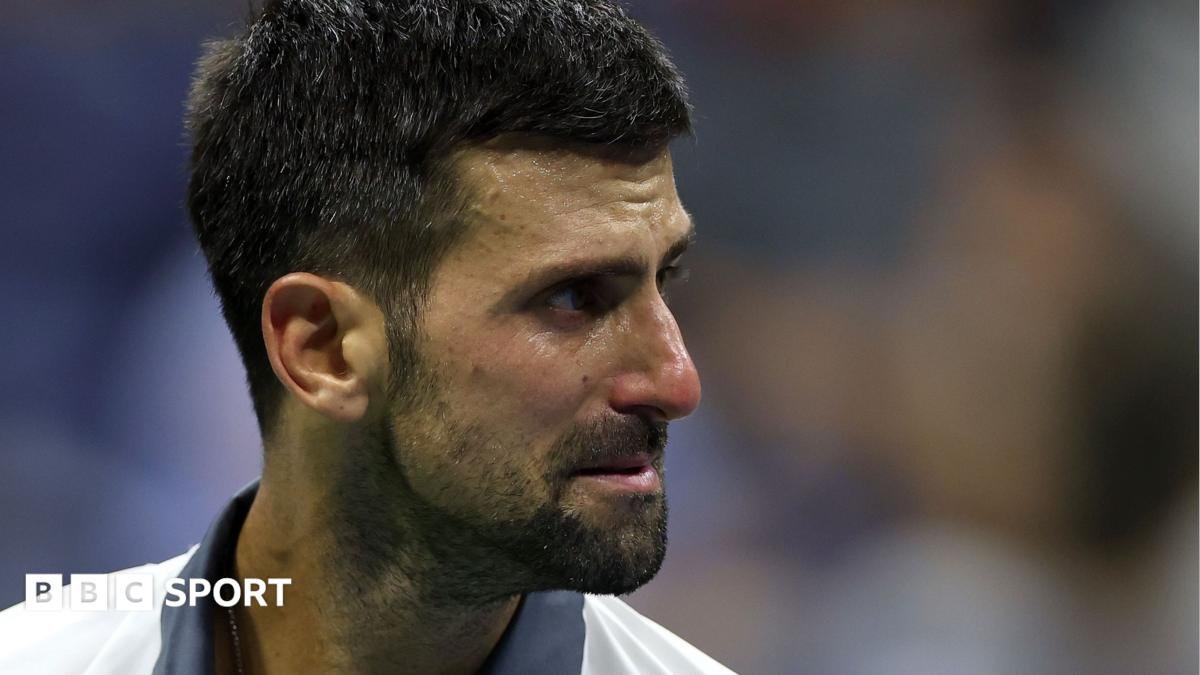 Djokovic Breaks Down in Tears After Shocking First-Round Exit at the US Open