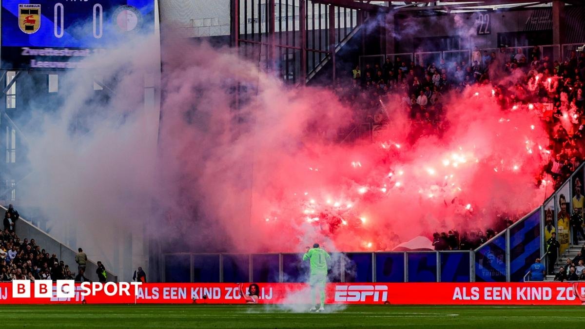 Fans sustain firework-related burns and eye injuries during Eredivisie matches