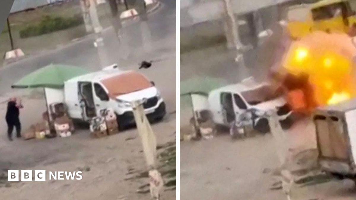 Footage Captures Russian Drone Pursuing Ukrainian Street Vendor in Disturbing 'Human Safari' Incident