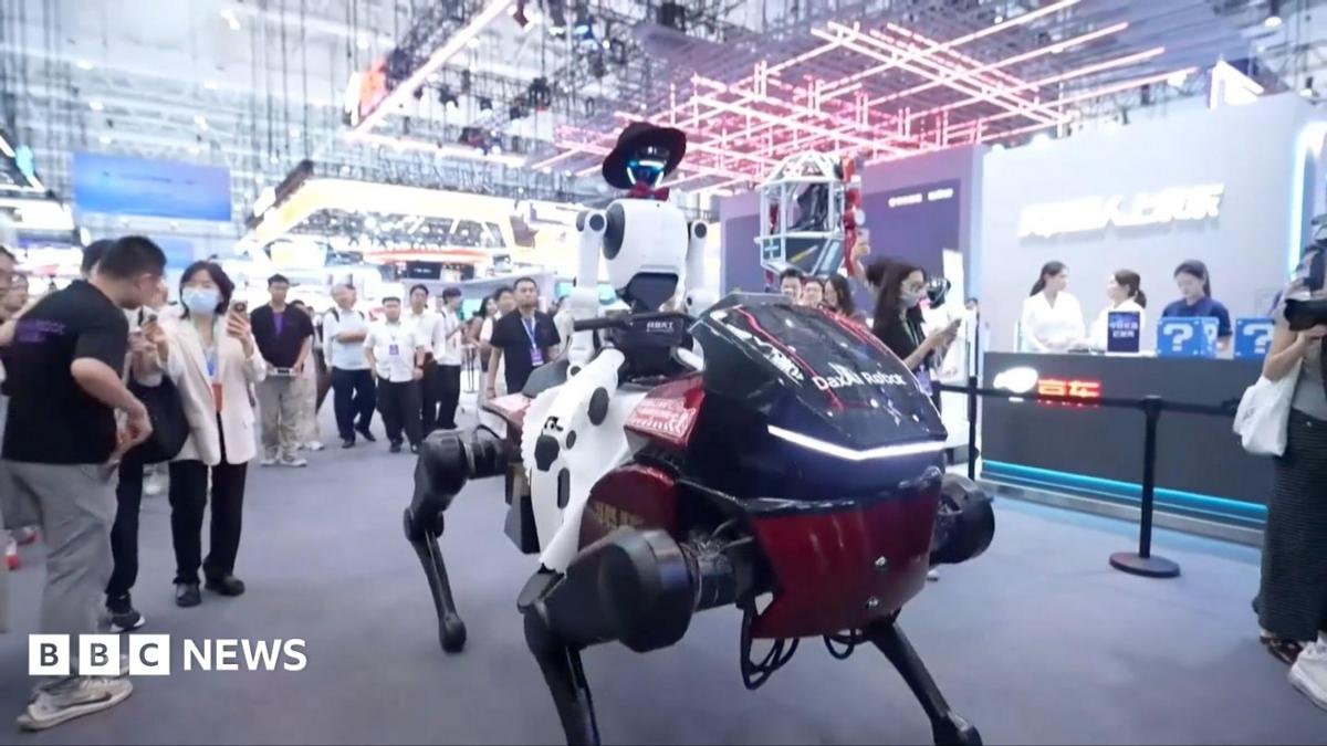 Mechanical Horse and Jockey Captivate Attention at Chinese Conference