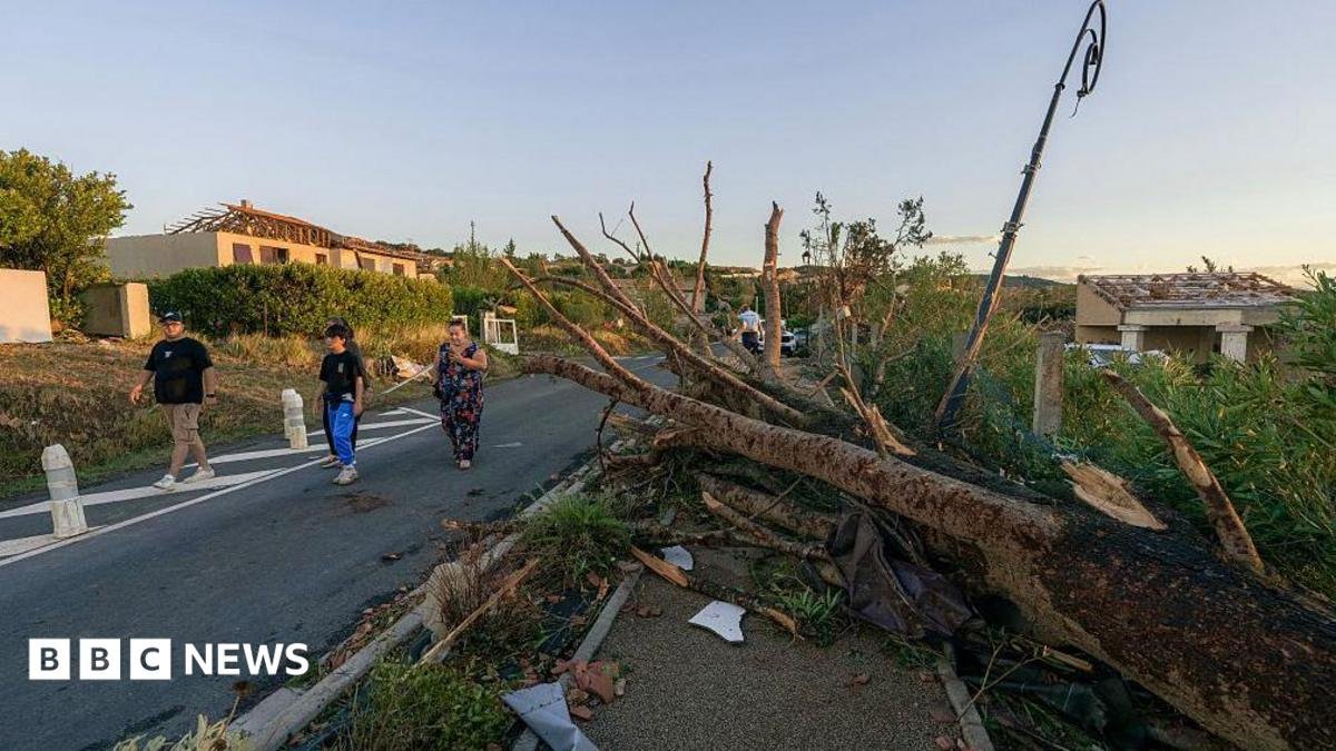 Tornado Strikes French Village, Causing Widespread Damage and Injuries