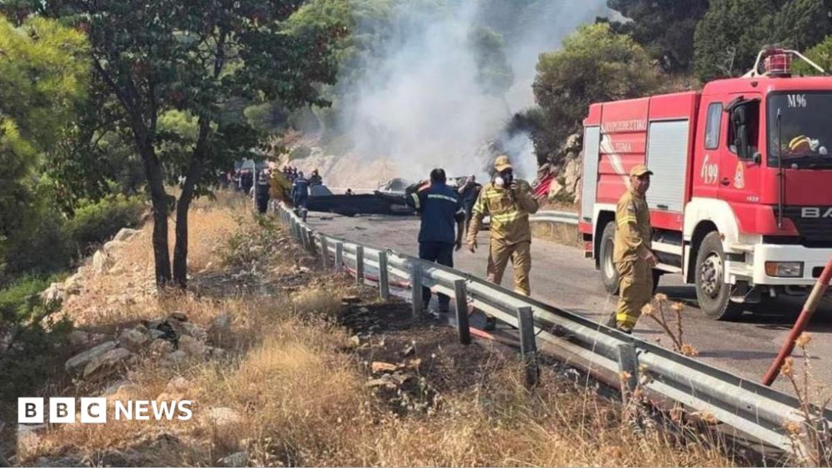 Two Firefighting Helicopters Collide in Greece, Claiming Two Lives While a British Pilot Escapes Unharmed