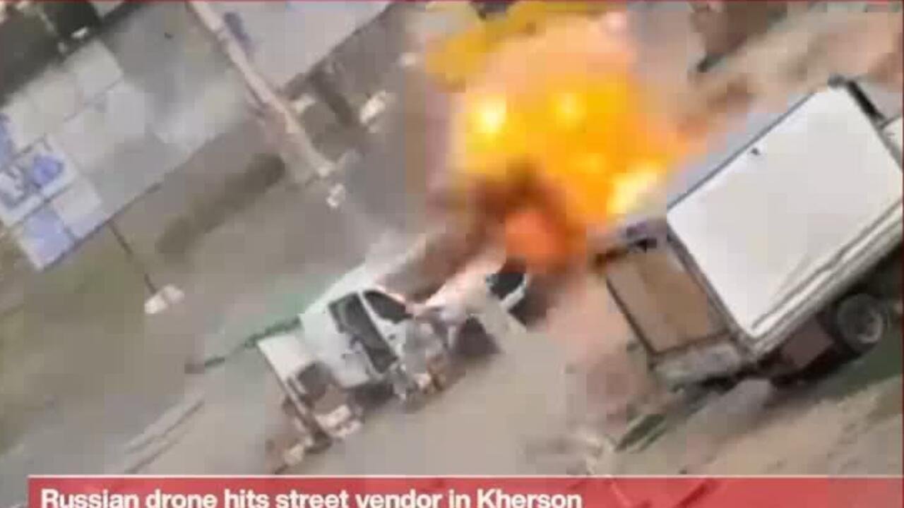 Zelensky Condemns ‘Safari’ Attack as Russian Drone Strikes Street Vendor in Kherson