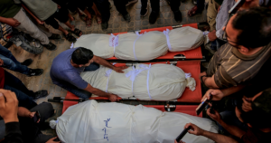 Gaza Teams Uncover Remains of 55 Victims Nearly Three Years After Israeli Airstrike