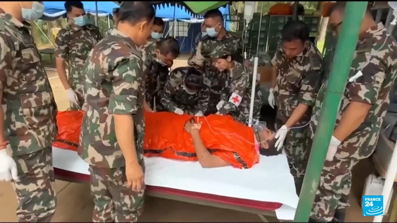 Nepal Floods: Two Workers Rescued After Nine Days Trapped in Tunnel
